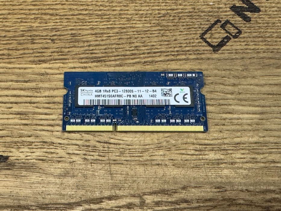 Оперативна пам’ять SO-DIMM DDR3 4GB для ноутбука
