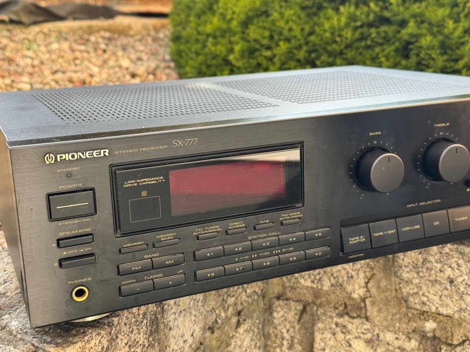 ‼️Amplituner Pioneer SX-777‼️ Prawie topowy model Pięknie brzmi, 100w na kanał. Pilot