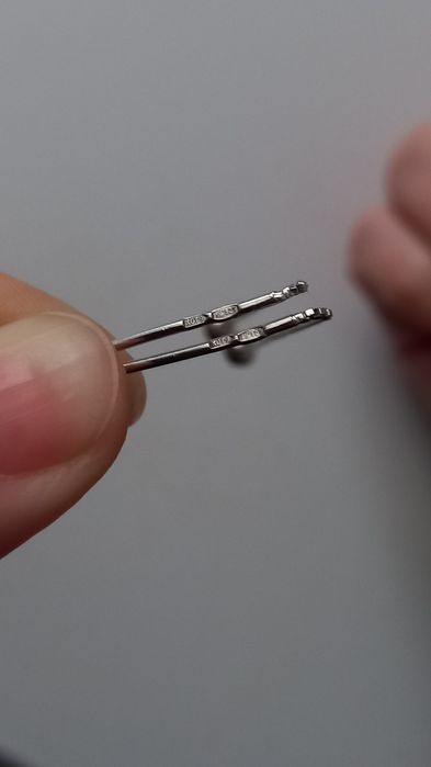 Срібні сережки протяжки