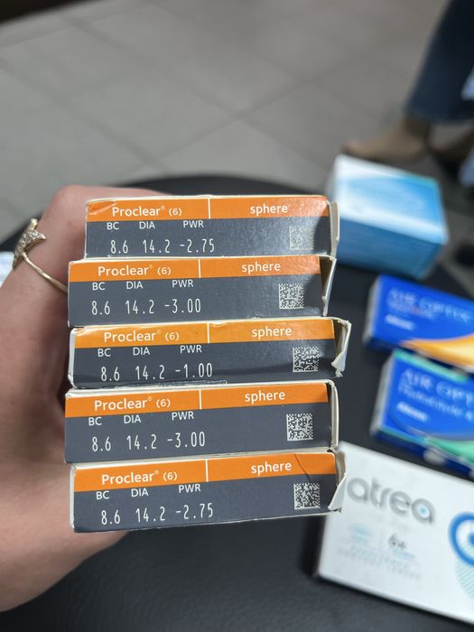 Контактні лінзи biofinity cooper vision air optix pure vision