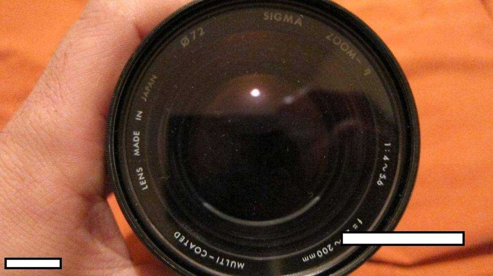 objectiva Sigma 28-200mm + Macro + Flash