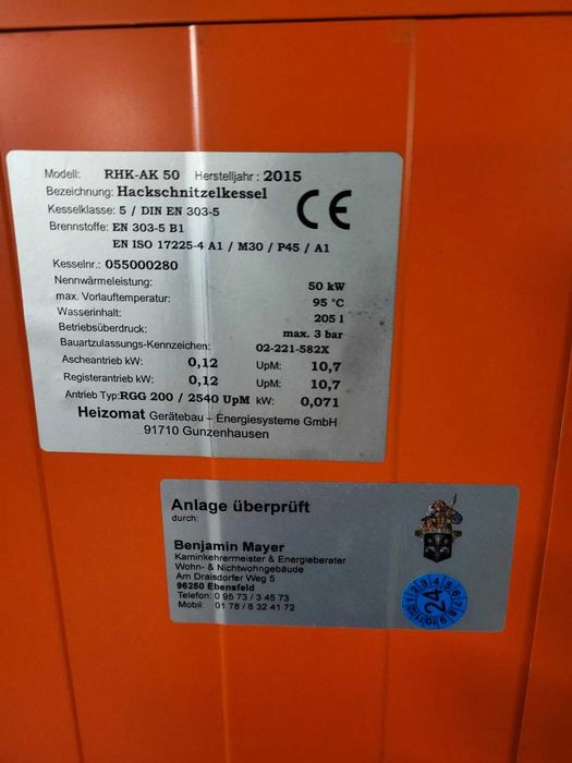 Piec na Trociny Wióra Odpady Poprodukcyjne Drewnopodobne MDF HDF 50kw