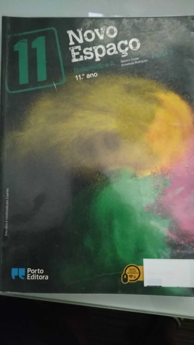 Novo Espaço - 2 livros matemática A 11° Ano Parte 1 e parte 2