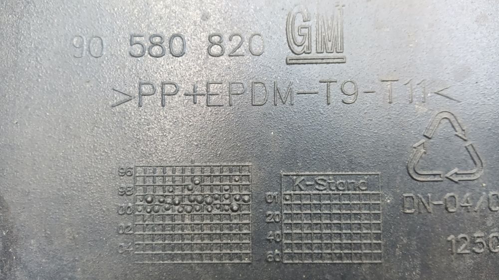 Parachoques Opel Zafira para choques 2001