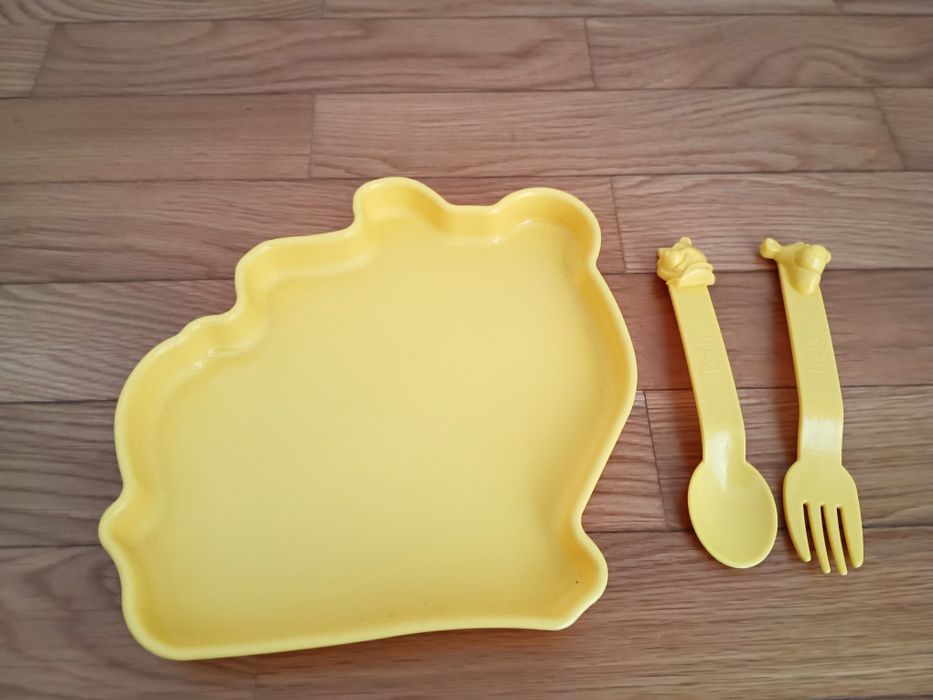 Prato e talheres de bebé - Winnie Pooh