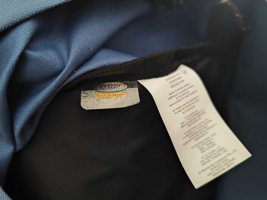 Nova! Mochila Eastpak Padded Pak'R Blue Bouncing