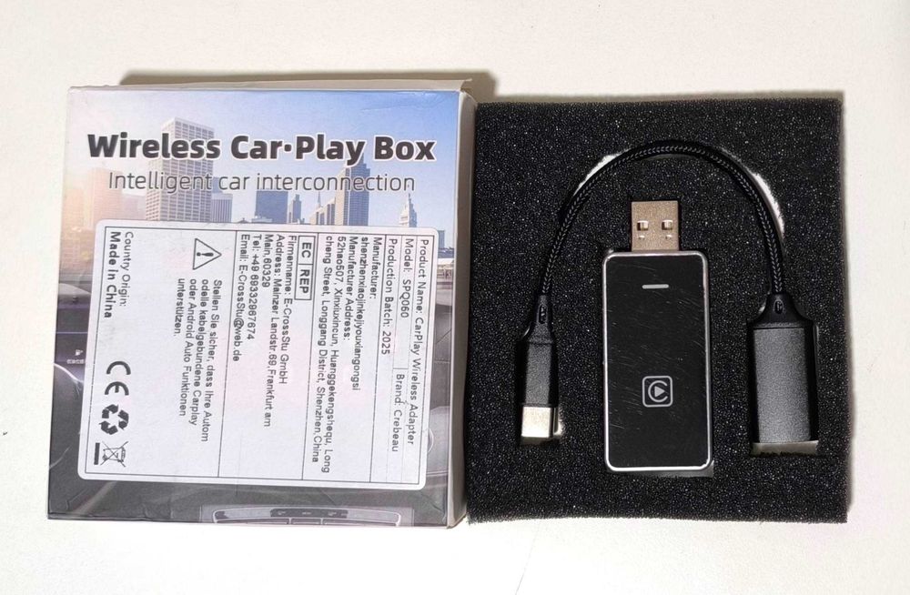 Бездротовий автомобільний адаптер карплей Apple Car Play для IOS