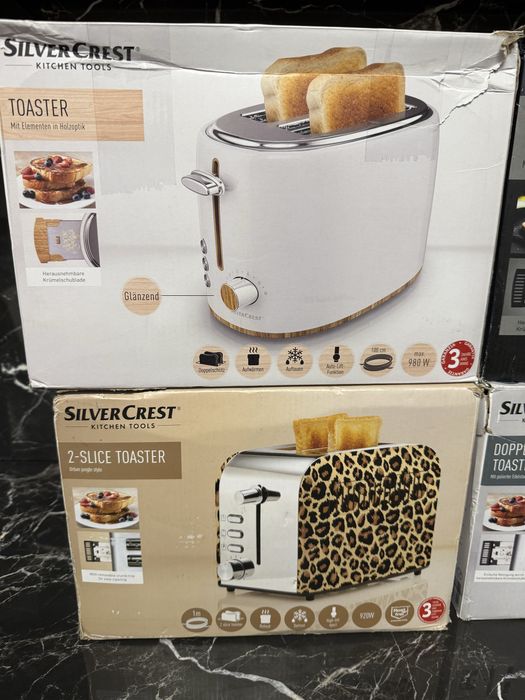 Тостер Silver Crest Тостер для хліба в ретро стилі