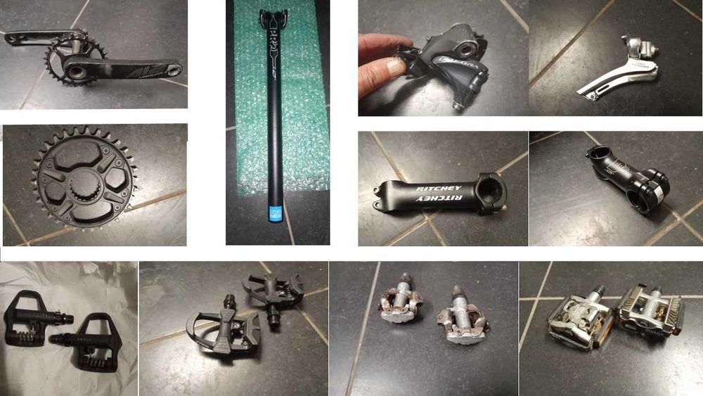 Material Ciclismo (Shimano, Sram, Pro, Van Rysel)