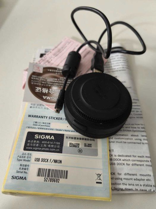 Sigma 35mm f/1.4 DG HSM Art Nikon F + Докстанция UD-01NA