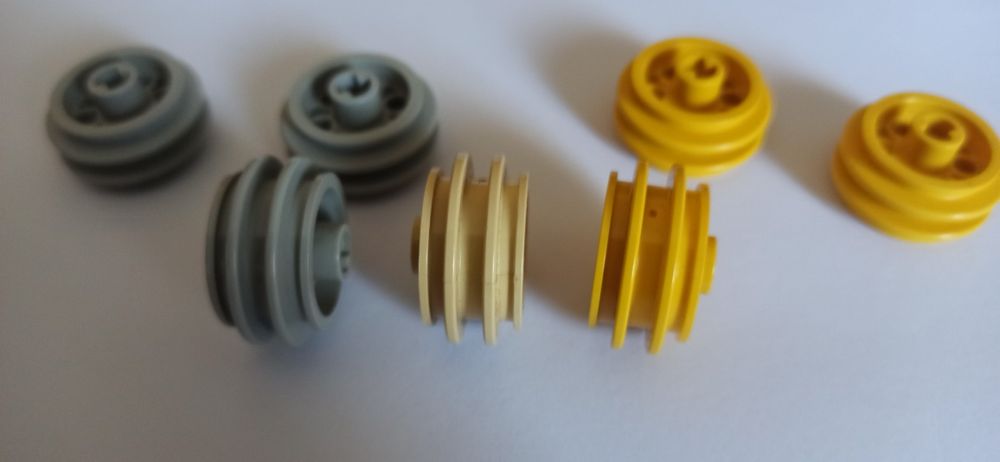 LEGO felgi starsze zestawy, 7 sztuk