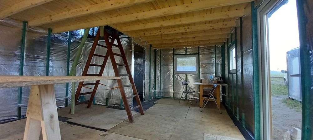 domek całoroczny na zgłoszenie 35m2 +góra 35m2