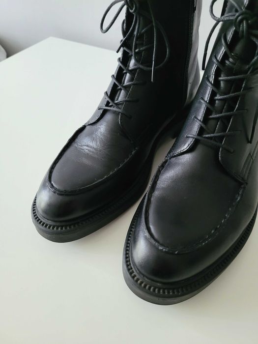Vagabond botki Alex czarne skóra naturalna skórzane 38 goth boho retro