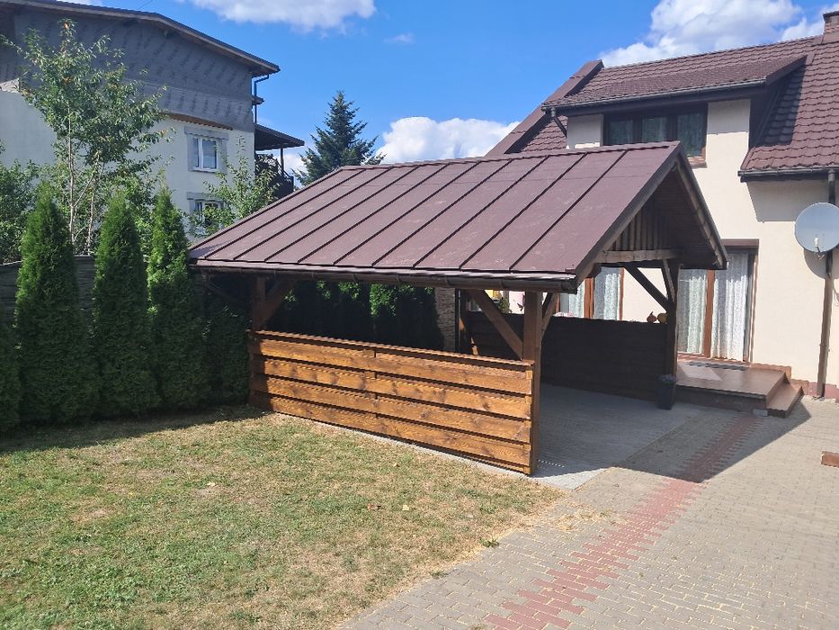 Wiaty garażowe altany tarasy dachy