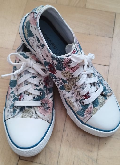 Trampki dziewczęce Dockers 36 w kwiatki