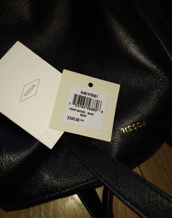 Fossil Sydney Satchel Black