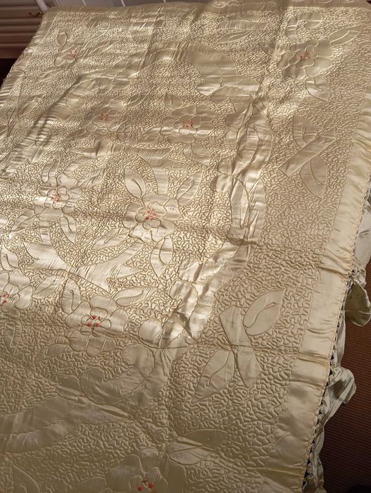 Colcha vintage para cama 1,45m x 2,00m