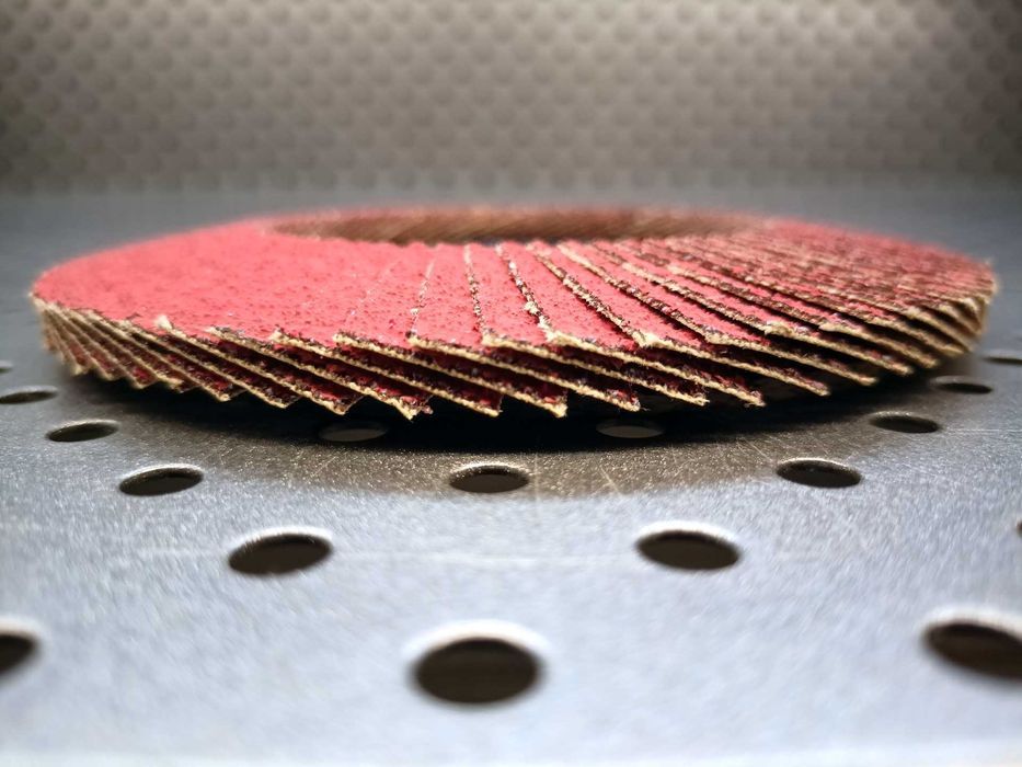 10 x gr 60 Tarcza Listkowa ceramiczna 125mm lamelka ceramiczna Tediam