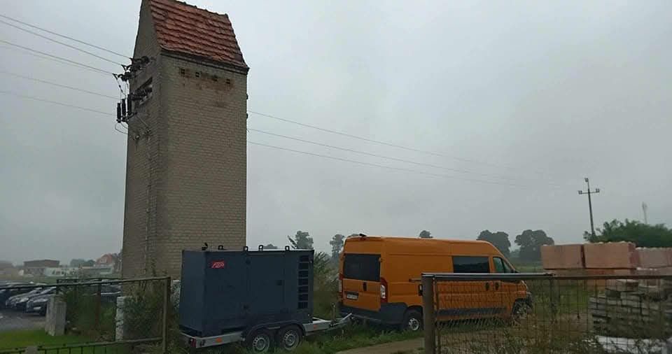 agregat prądotwórczy pod tynki wynajem zasilanie awaryjne 24/7 budowa