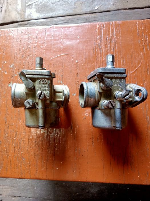 .Карбюратор К 60 и К 60В на мопед СССР Верховина Рига Карпаты.Новая иг