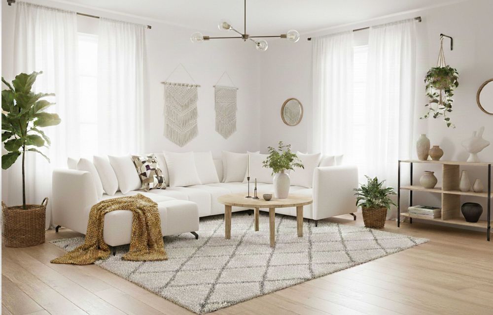 Narożnik VERONA U Styl Skandynawski, Boho | Funkcja Spania | PRODUCENT