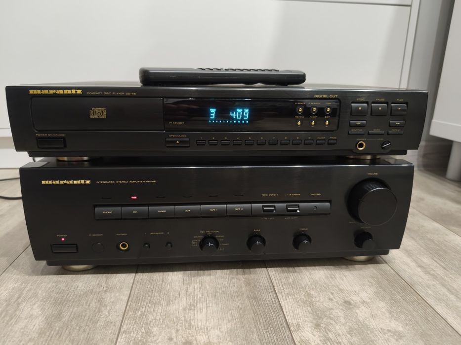 Stereo Marantz PM48 i CD48. pilot
