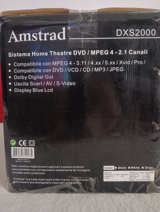 Sistema de Cinema e Som em casa,NOVO embalado