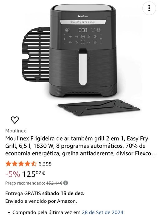 Air fryer Moulinex