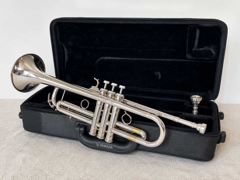 Trompete Yamaha YTR-4335G Prateado | Estojo Original + Bocal Denis Wick 3C | Excelente Estado