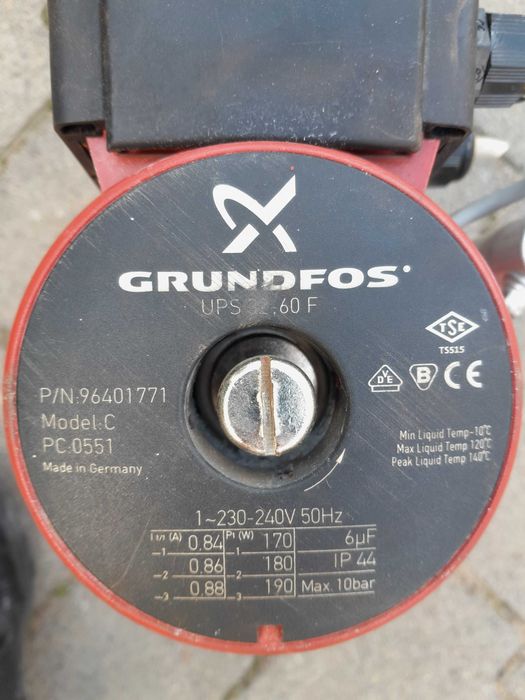 Grundfos UPS 32-60F 230W Pompa Obiegowa