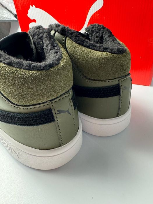 Nowe sneakersy PUMA SMASH V2 MID WTR L zielone 37