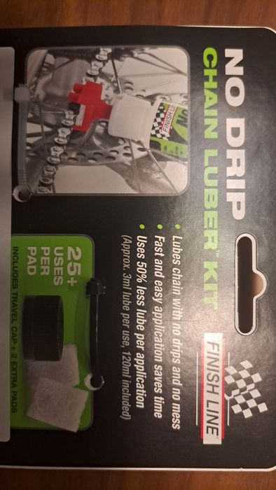 óleo finish line aplicador