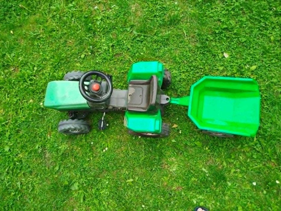traktor zabawka zielony dla chłopca lub dziewczynki