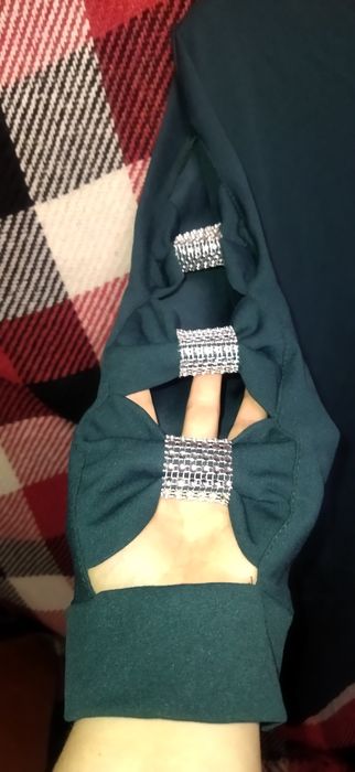 Плаття темно зелене  жіноче