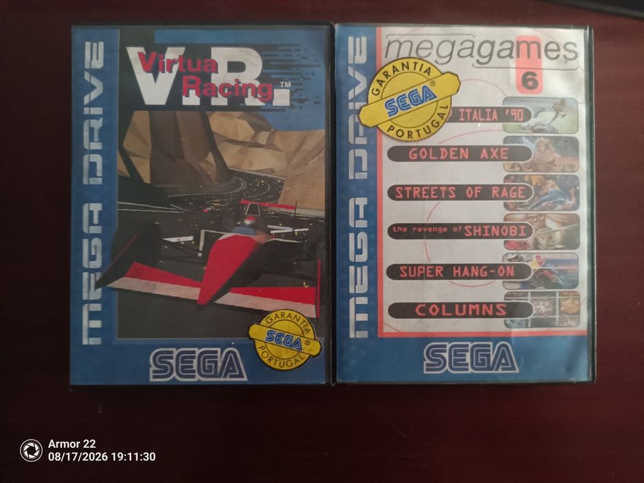 Mega Drive + Jogos + 3 comandos
