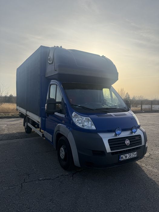 Fiat Ducato Maxi 3.0 M-jet, plandeka 10palet, niski przebieg, salon polska, stan bdb