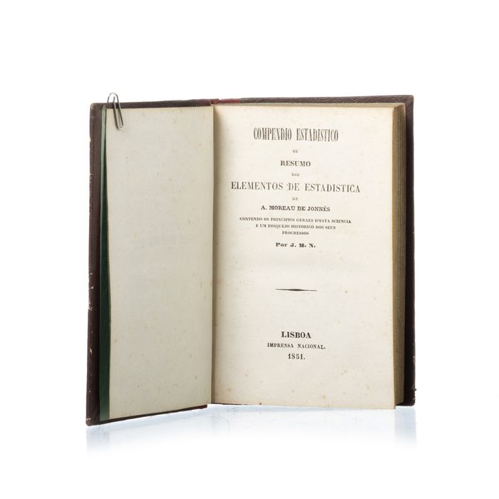 Livros - Jonnés; A. Moreau de - Compendio estadistico