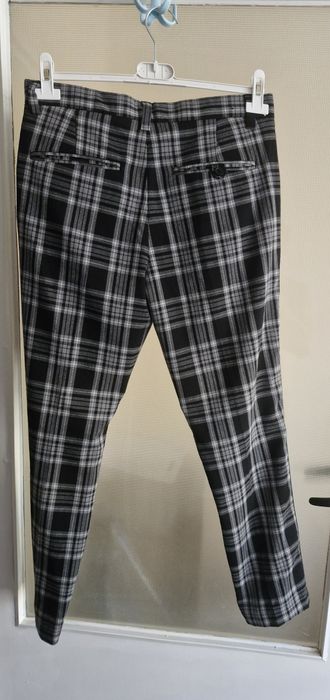 Spodnie w kratkę unisex