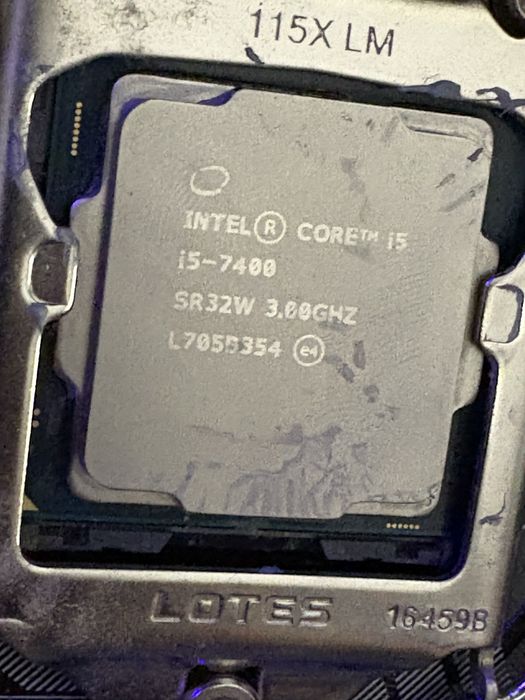 Пк i5-7400 материнка asus h-110m-блок живлення 500