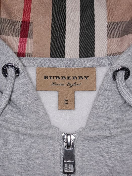 Szara bluza burberry