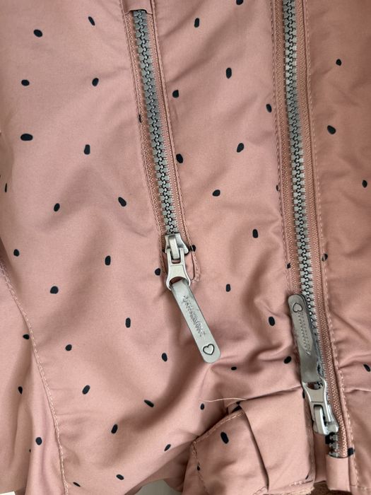 Różowy kombinezon zimowy 80 h&m