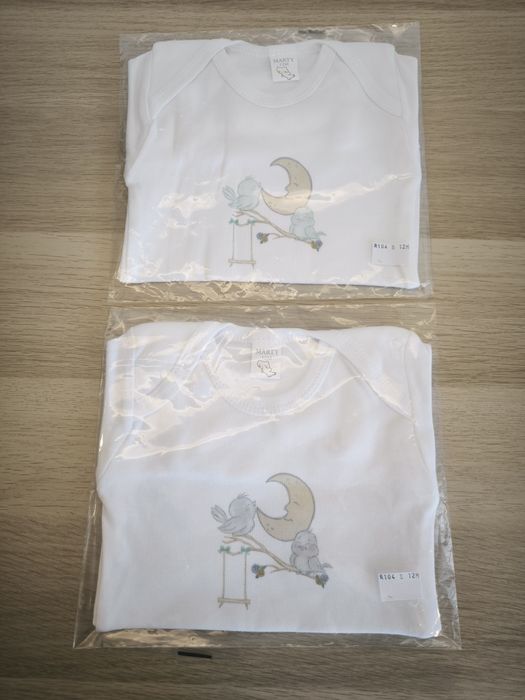 Pack de 2 bodys sem carda a 10€