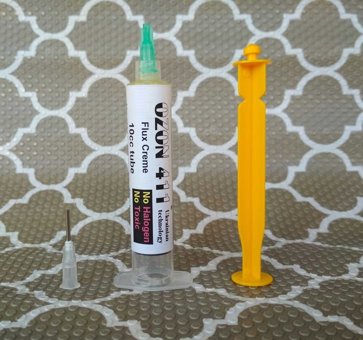 Флюс гель Ozon 411 для філігранного та комфортного паяння, 10ml. Літо 2026!
