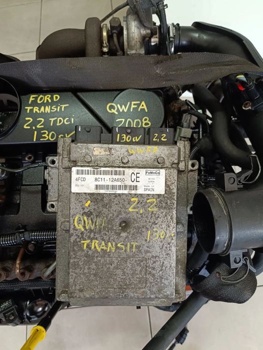 Motor Ford Transit 2.2TDCI 130cv QWFA - caixa 5 velocidades