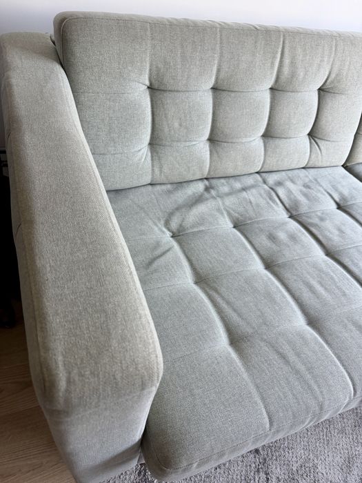 Sofa 3os Ikea Landskrona Gunnared jasnozielony