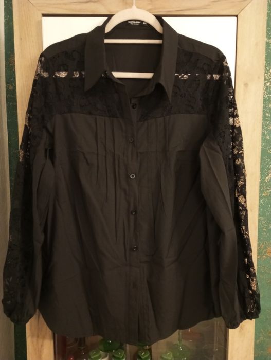 Bluzka koszulowa damska długi rękaw nowa Shein Curve