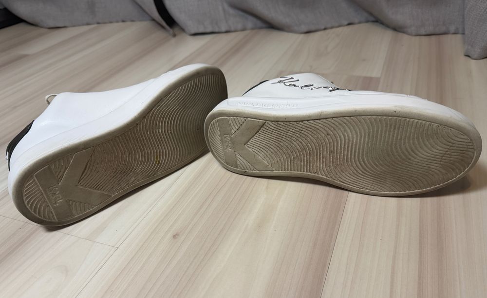 Skórzane sneakersy Karl Lagerfeld – rozmiar 39