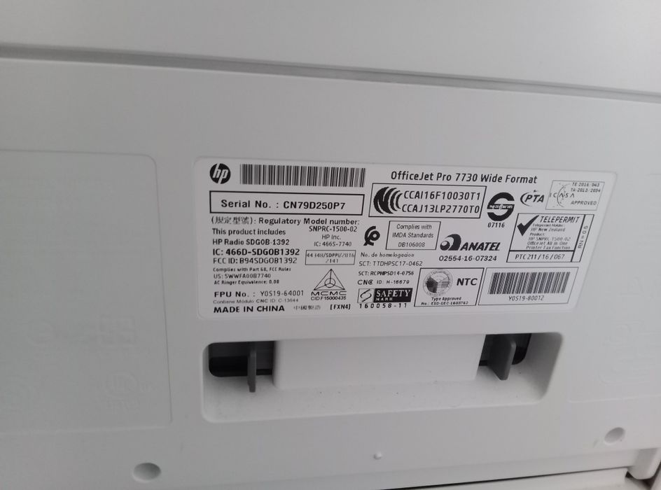 Impressora HP Officejet Pro 7730