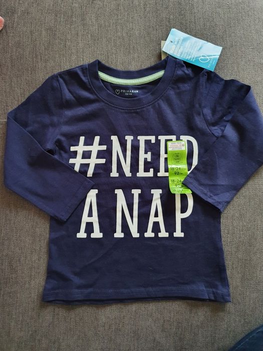 T-shirt z dlugim rękawem marki Primark