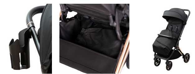 Nowość 2025 wózek spacerowy ESPIRO FLAME 10 Black CZARNY Premium